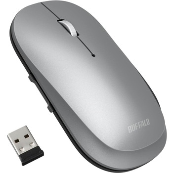 薄型 5ボタン 無線 BlueLEDマウス ノーマル BUFFALO(バッファロー)