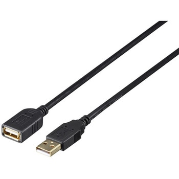 USB2.0延長ケーブル(A to A) カーボン素子ねり込みタイプ BUFFALO(バッファロー)