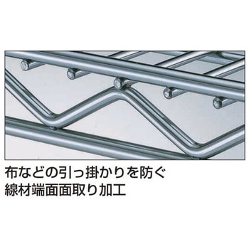 ベーシックシリーズ ワイヤーシェルフ・クローム ERECTA(エレクター)