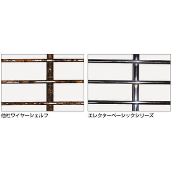 ベーシックシリーズ ワイヤーシェルフ・クローム ERECTA(エレクター)