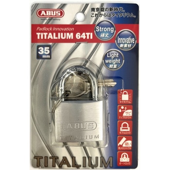 タイタリウム 南京錠 ABUS