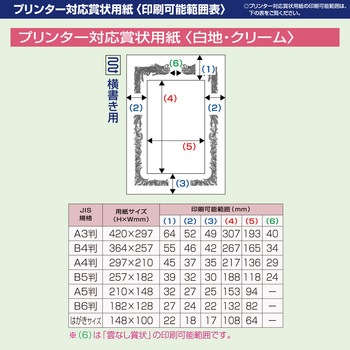 ミニ賞状用紙 100P タカ印(ササガワ)