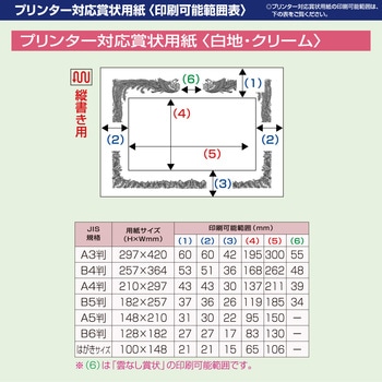 ミニ賞状用紙 100P タカ印(ササガワ)