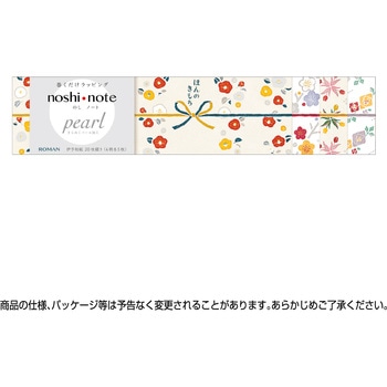 簡単ラッピング のしノート パール レトロ柄 ササガワ
