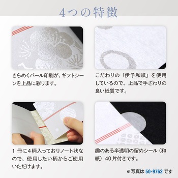 簡単ラッピング のしノート 特大 ササガワ