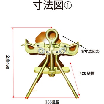 オート信カリバー(R)(大型土のう自動脱着装置付き吊り具) 田中信鉄工所