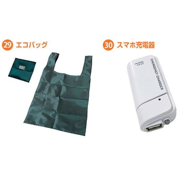 防災バッグ30点セット (リュック防水タイプ) YAMAZEN(山善)