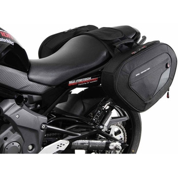 BLAZE サドルバッグセット -ブラック/グレー Kawasaki ER-6n / ER-6f (09-11).  BC.HTA.08.740.10401/ SW-MOTECH (エスダブリューモテック)