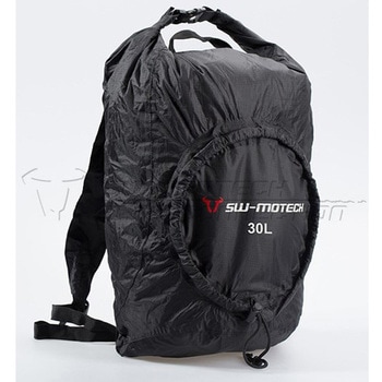 フォルダブル バックパック フレックスパック 75D リップストップ-ポリスター/PU 防水 ブラック 30 l SW-MOTECH (エスダブリューモテック)
