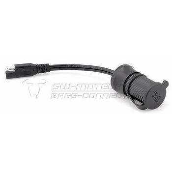 アダプター SAE シガレットライターアウトレット 12 V Aprox 10 cm ケーブル SW-MOTECH (エスダブリューモテック)