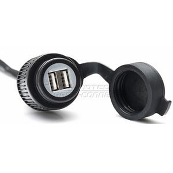 Double USB ポート ケーブルハーネス 12 V SW-MOTECH (エスダブリューモテック)