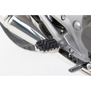 フットレストキット シルバー NC700S/X NC750S/X クロスランナー Crosstourer - SW-MOTECH (エスダブリューモテック)