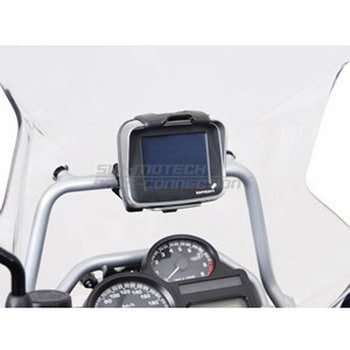 GPSマウント コクピット用 ブラック (振動軽減) SW-MOTECH (エスダブリューモテック)