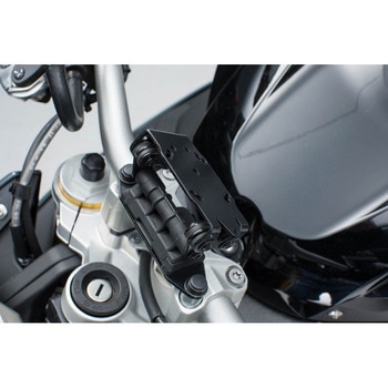 QUICK-LOCK(クイックロック) GPS マウント ブラック BMW S 1000 R (14-) / S 1000 XR (15-) SW-MOTECH (エスダブリューモテック)