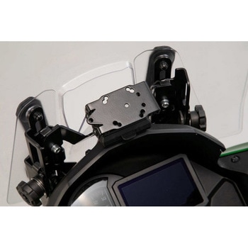 GPS マウント コックピット用 ブラック Kawasaki Versys 1000 (18-). - SW-MOTECH (エスダブリューモテック)