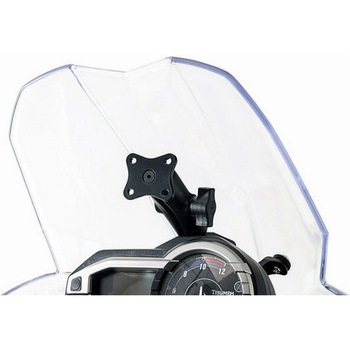 GPS マウント コックピット用 ブラック Triumph Tiger 800/800 XC XR (10-17). SW-MOTECH (エスダブリューモテック)