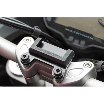 QUICK-LOCK(クイックロック) GPS マウント ブラック Ducati ムルティストラーダ 1200 (15-) SW-MOTECH (エスダブリューモテック)