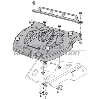 GPT.00.152.406 GIVI モノロック トップケース用アダプター