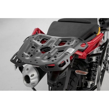 アドベンチャーラック ブラック Moto Guzzi V85 TT (19-) SW-MOTECH (エスダブリューモテック)