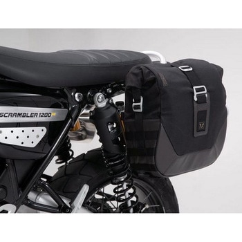 SLC サイドキャリア 左側 Triumph Scrambler 1200 (18-). SW-MOTECH (エスダブリューモテック)