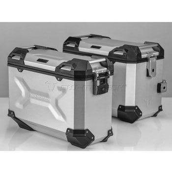 TRAX(トラックス) ADV パニアシステム シルバー 45/37 L Honda XRV750 Africa Twin (93-03) SW-MOTECH (エスダブリューモテック)