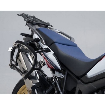 PRO サイドキャリア ブラック Honda CRF1000L Africa Twin (15-17). SW-MOTECH (エスダブリューモテック)