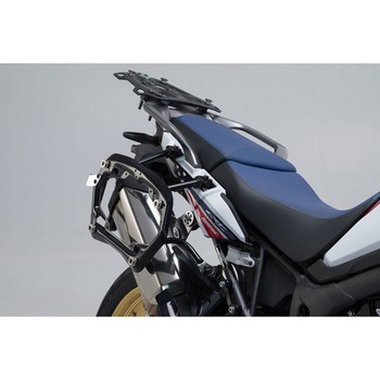 PRO サイドキャリア オフロードエディション -ブラック- Honda CRF1000L Africa Twin (15-17).  KFT.01 SW-MOTECH (エスダブリューモテック)