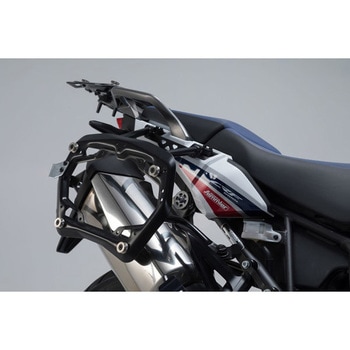 TRAX ADV アルミ ケースシステム-シルバー-45/37 l. CRF1000L Africa Twin (15-17).  KFT.01.622.700 SW-MOTECH (エスダブリューモテック)