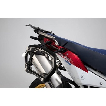 PRO サイドキャリア ブラック Honda CRF1000L / アドベンチャー Sports (18) SW-MOTECH (エスダブリューモテック)