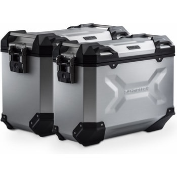 TRAX ADV Aluアル システムケース シルバー 45/37 l CRF1000L / Adv Sports (2018-) SW-MOTECH (エスダブリューモテック)
