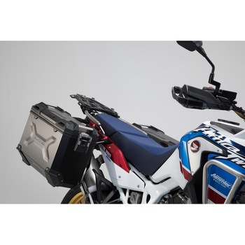 TRAX ADV Aluアル システムケース シルバー 45/37 l CRF1000L / Adv Sports (2018-) SW-MOTECH (エスダブリューモテック)