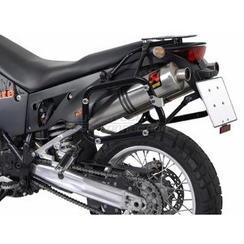 QUICK LOCK(クイックロック) EVO サイドケースホルダー -ブラック- LC8 950 (03-05)/990 Adventure (06-) SW-MOTECH (エスダブリューモテック)