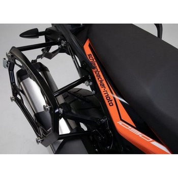 PRO サイドキャリア ブラック KTM 1050/1090/1190 Adv，1290 SAdv. SW-MOTECH (エスダブリューモテック)