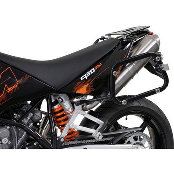 AERO ABS サイドケースシステム 2x25 l. KTM 990 SM/-T/-R / 950 SM. SW-MOTECH (エスダブリューモテック)