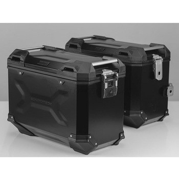 TRAX(トラックス) ADV パニアシステム シルバー 37/37 L KTM 990 SM / SM-T / SM-R / 950 SM SW-MOTECH (エスダブリューモテック)