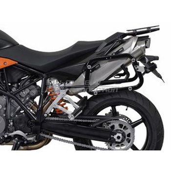 TRAX(トラックス) ADV パニアシステム シルバー 45/45 L KTM 990 SM / SM-T / SM-R / 950 SM SW-MOTECH (エスダブリューモテック)