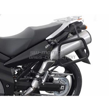 TRAX(トラックス) ADV パニアシステム ブラック 37/37 L Suzuki DL1000 / Kawasaki KLV1000 - SW-MOTECH (エスダブリューモテック)