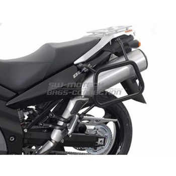 TRAX(トラックス) ADV パニアシステム シルバー 37/37 L Suzuki DL1000 / Kawasaki KLV1000 SW-MOTECH (エスダブリューモテック)