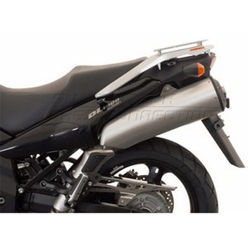 TRAX(トラックス) ADV パニアシステム シルバー 37/37 L Suzuki DL1000 / Kawasaki KLV1000 SW-MOTECH (エスダブリューモテック)