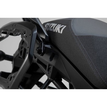 PRO サイドキャリア ブラック Suzuki V stream 1000 (14) SW-MOTECH (エスダブリューモテック)