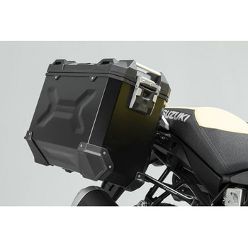 PRO サイドキャリア ブラック Suzuki V stream 1000 (14) SW-MOTECH (エスダブリューモテック)
