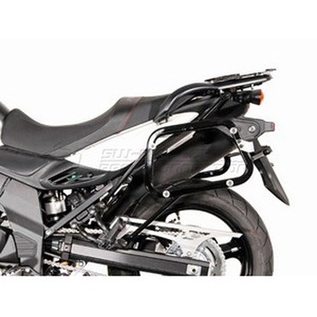 TRAX(トラックス) ADV パニアシステム シルバー 45/37 L Suzuki DL 650 V-Strom (11-) SW-MOTECH (エスダブリューモテック)