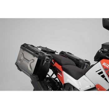 PRO サイドキャリア ブラック Suzuki V stream 1050 (19-) SW-MOTECH (エスダブリューモテック)