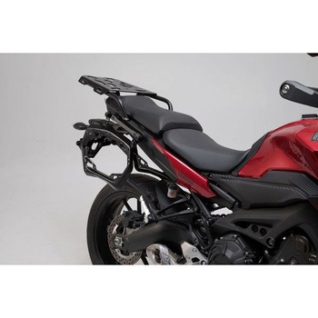 TRAX ADV アルミケース システム ブラック 37/37 l. Yamaha MT-09 トレーサー (14-18) SW-MOTECH (エスダブリューモテック)