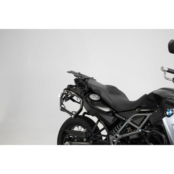 TRAX ADV アルミ ケースシステム -ブラック- 37/45 l. BMW F 800 / 700 / 650 GS (08-).  KFT.07.559 SW-MOTECH (エスダブリューモテック)