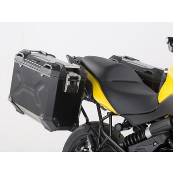 TRAX(トラックス) ADV パニアシステム ブラック 37/37 L Kawasaki Versys 650 (15-) - SW-MOTECH (エスダブリューモテック)
