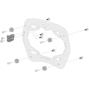 TRAX ADV アルミケース システム ブラック 37/37 l. ムルティストラーダ 1200/1260/950 (15) SW-MOTECH (エスダブリューモテック)