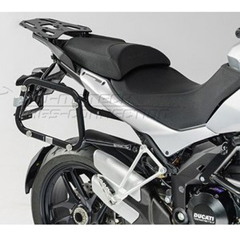 TRAX(トラックス) ADV パニアシステム シルバー 37/37 L ムルティストラーダ 1200 / S (10-) SW-MOTECH (エスダブリューモテック)