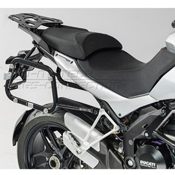 TRAX(トラックス) ADV パニアシステム シルバー 45/45 L ムルティストラーダ 1200 / S (10-) SW-MOTECH (エスダブリューモテック)