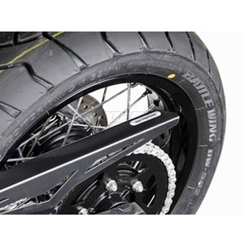 チェーンガード -アルミ製、ブラック- Tiger 800/800XC (11-) SW-MOTECH (エスダブリューモテック)